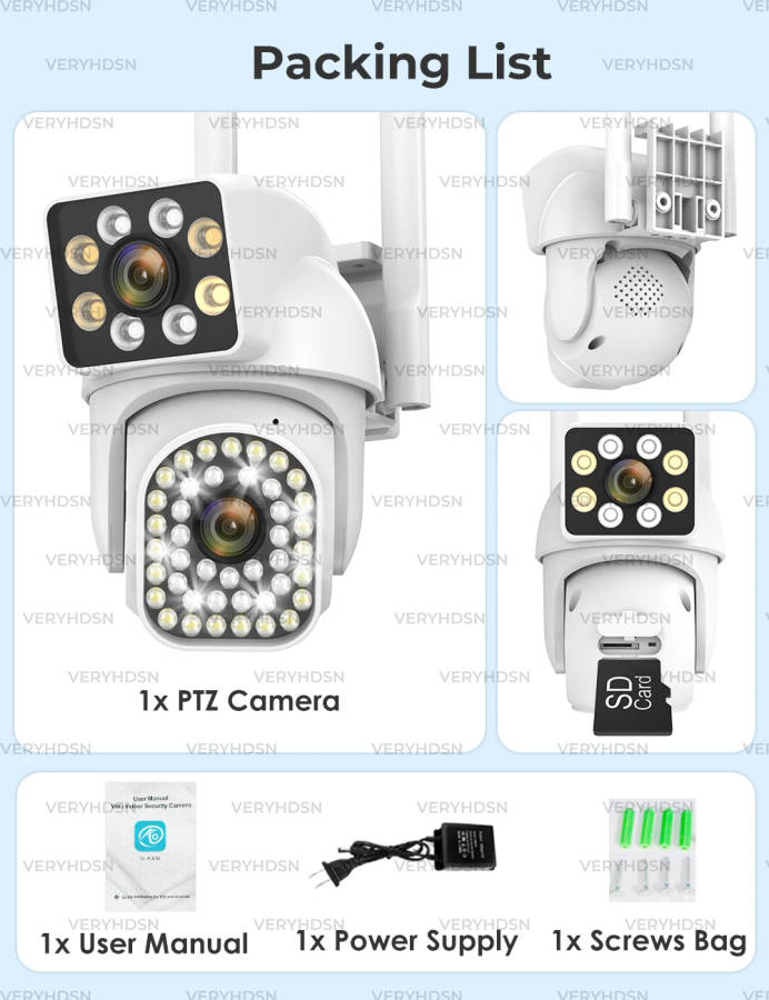 AI PTZ outdoor camera