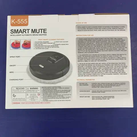 Automatic Robot vacuum  cleaner  wet and dry function