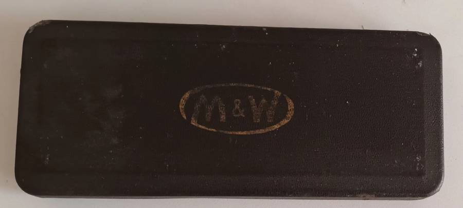 Vintage 1-2" Micrometre - Moore & Wright. Made in Sheffield England. Model 966.