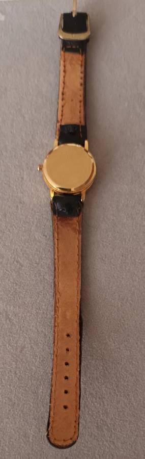 LOBOR COLLECTION QUARTZ WATCH. JAPAN MOVEMENT. 23K GOLD PLATED.