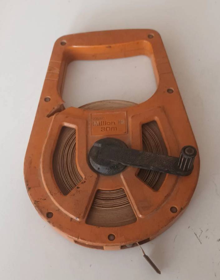 Vintage Yamayo Million 12 30-meter Measuring Tape.