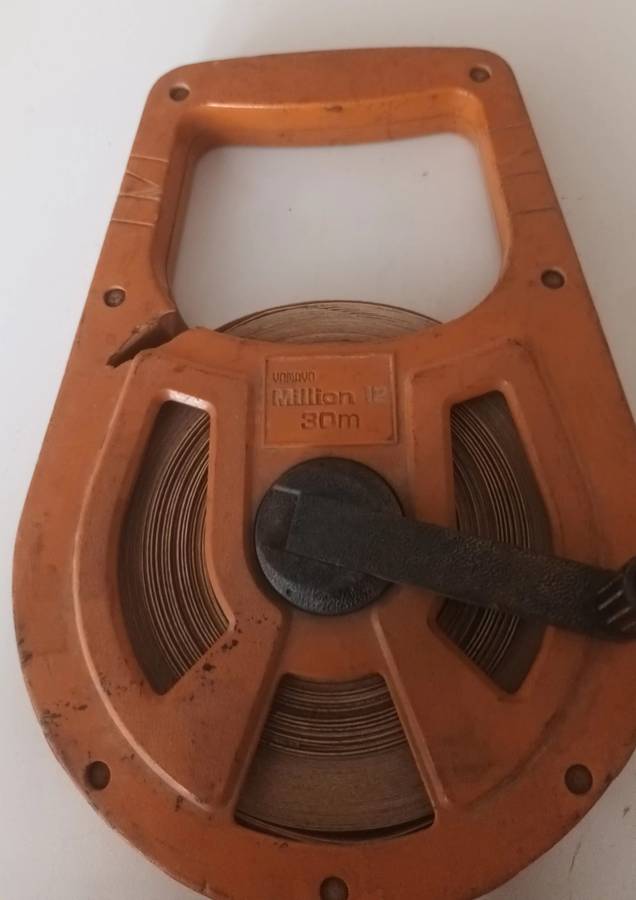 Vintage Yamayo Million 12 30-meter Measuring Tape.