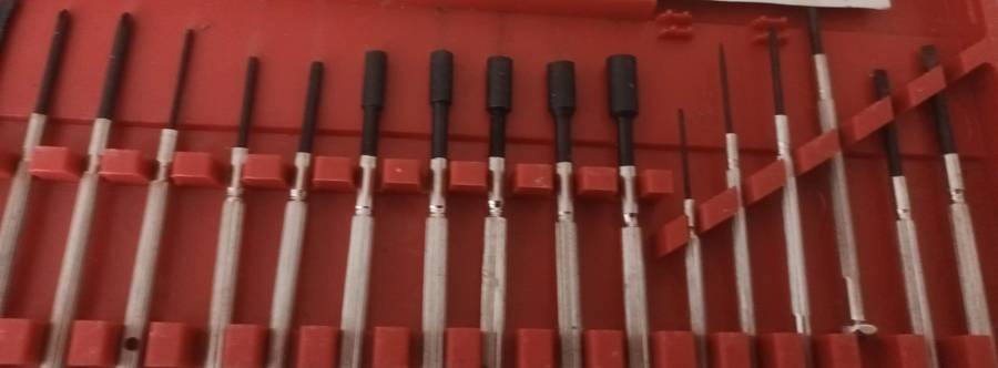 Vintage Precision Screwdrivers Tool Set. 21 Piece. Wrenches, Hex, Key & Slot.