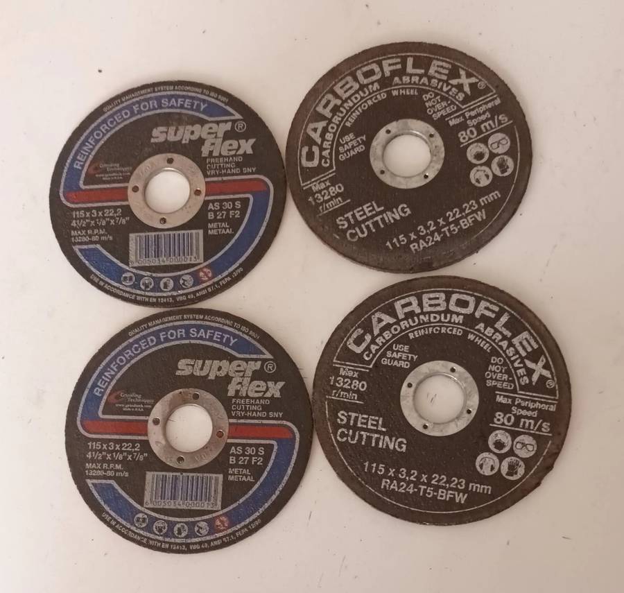 4x Grinder Discs