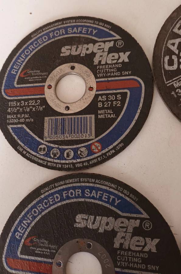 4x Grinder Discs
