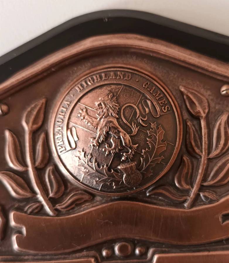 Pretoria Highland Games Trophy.