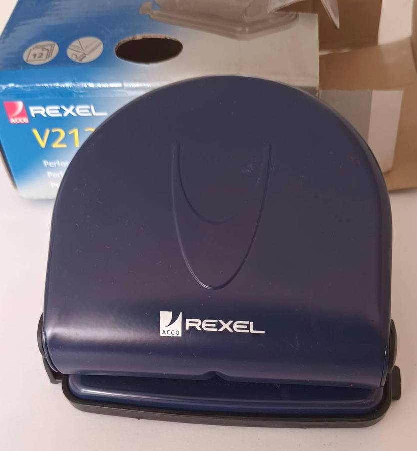 REXEL V212 Lightweight Paper Punch. New.