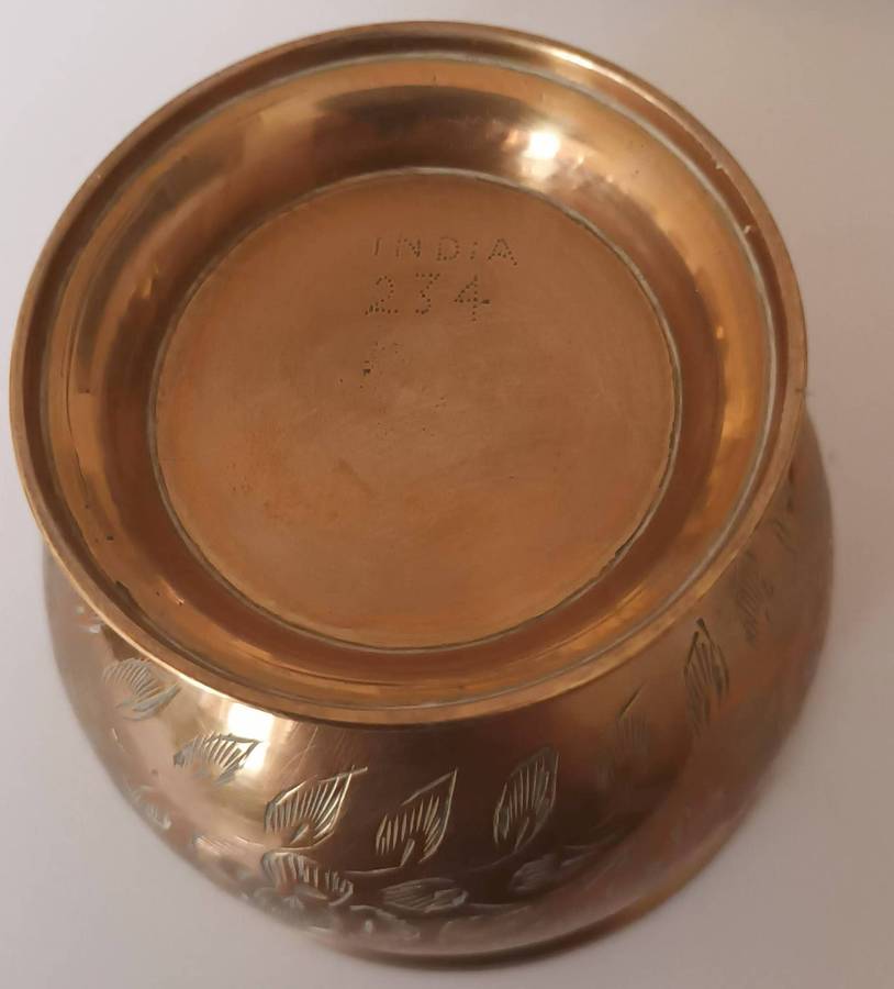 Brass Incense Burner. Made in India.