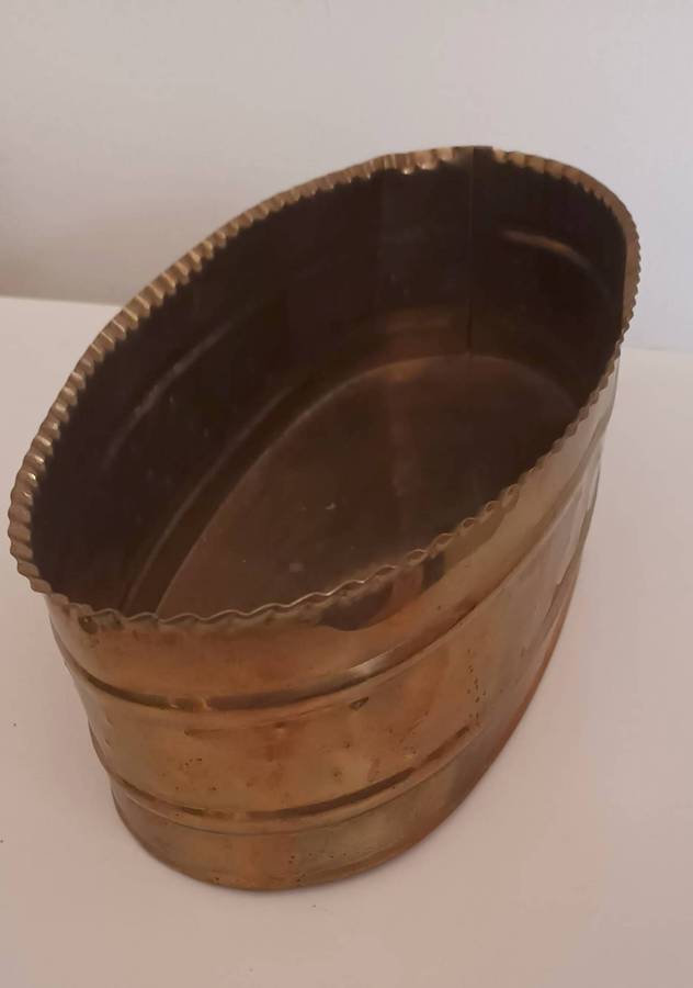 Brass Planter.