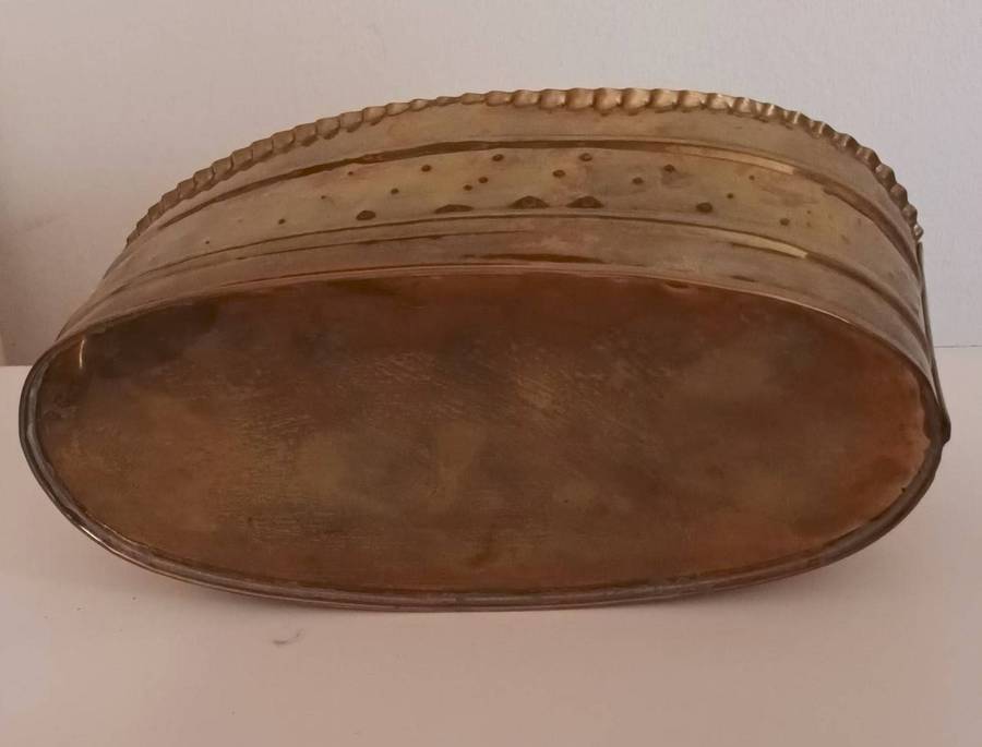 Brass Planter.