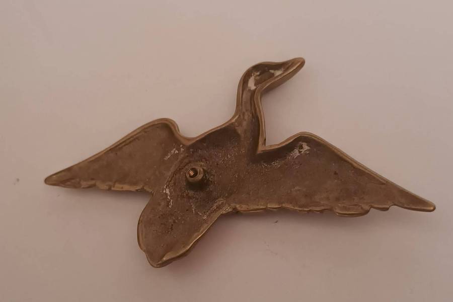 Brass Duck Ornament.