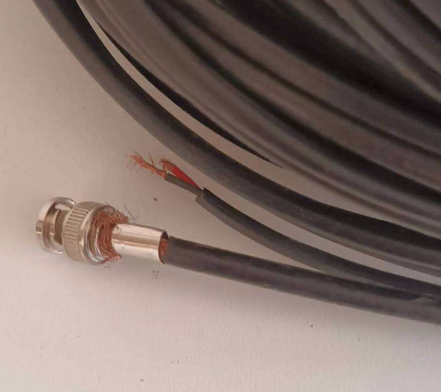 RG59 CCTV 100M BLACK COAXIAL PURE COPPER CABLE.