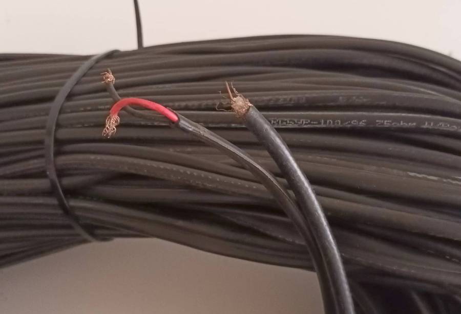 RG59 CCTV 100M BLACK COAXIAL PURE COPPER CABLE.