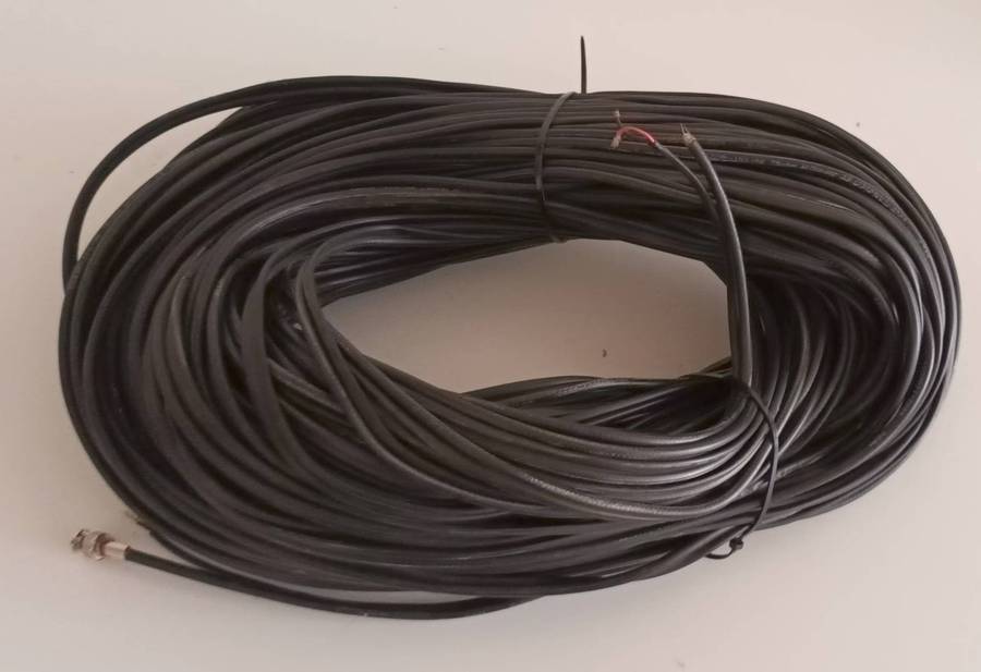 RG59 CCTV 100M BLACK COAXIAL PURE COPPER CABLE.