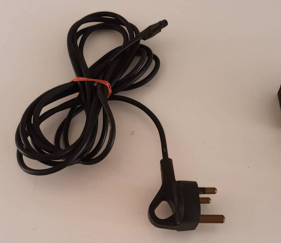 Power Cord with IEC C7, also known as a "8-figure" Connector.
