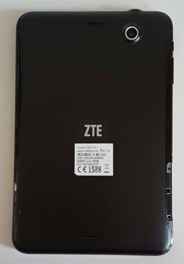 ZTE V72 Android Tablet. Wi-fi Only.