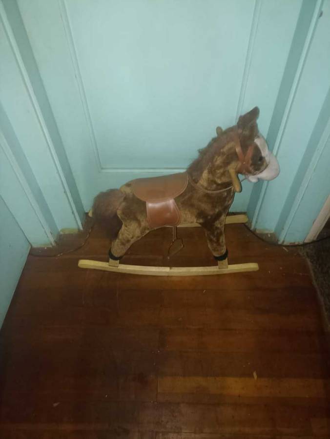 Vintage Kids rocking horse with Saddle