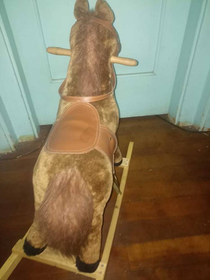 Vintage Kids rocking horse with Saddle