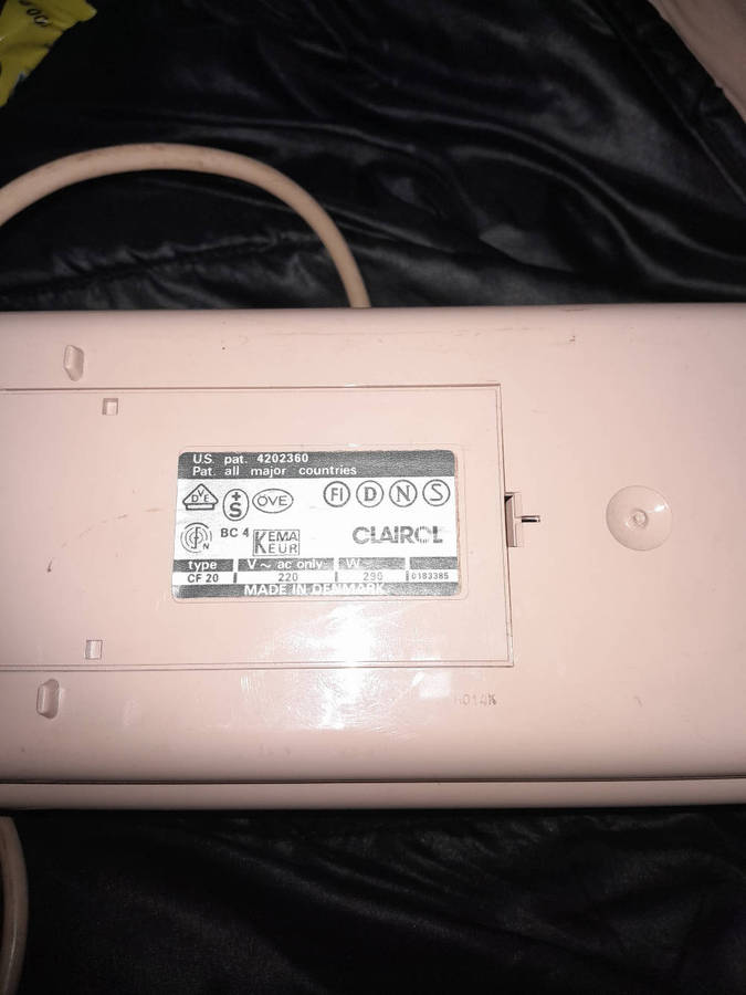 Clairol electric curlers made in Danmark