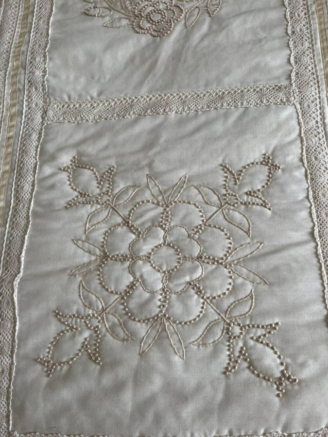 DOUBLE BED CANDLEWICK QUILT