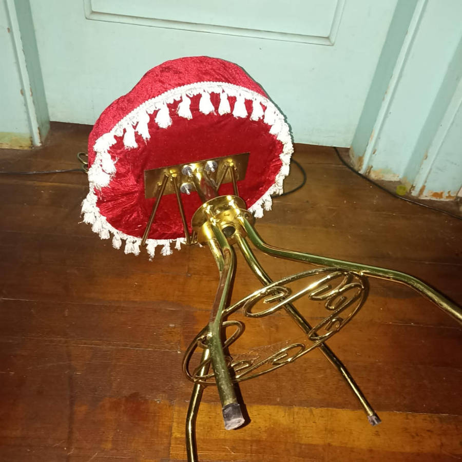 1960 RED WINE  Boudoir chair renovated