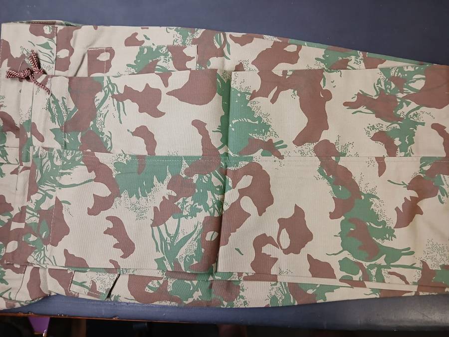 SAPD CAMO SECOND PATTERN - BRAND NEW IN PLASTIC - UNUSED AND UNISSUED. - SIZE - 92/84