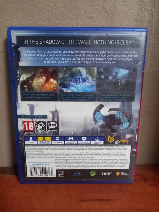 Killzone Shadow Fall