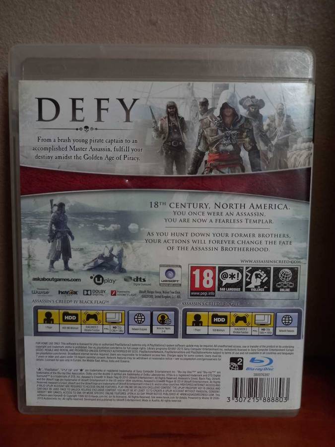 Assassin's Creed IV Black Flag And Assassin's Creed Rogue Double Pack