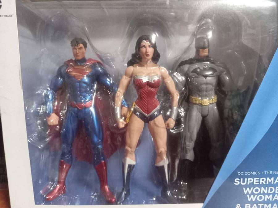 DC Collectibles The New 52 Superman, Wonder Woman And Batman Action Figure 3 - Pack