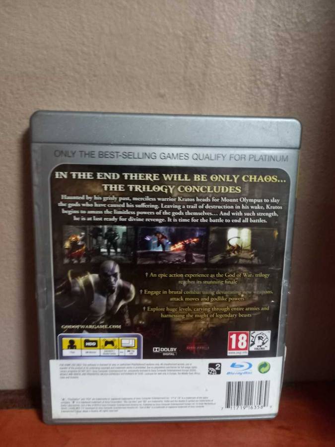 God Of War 3 Platinum