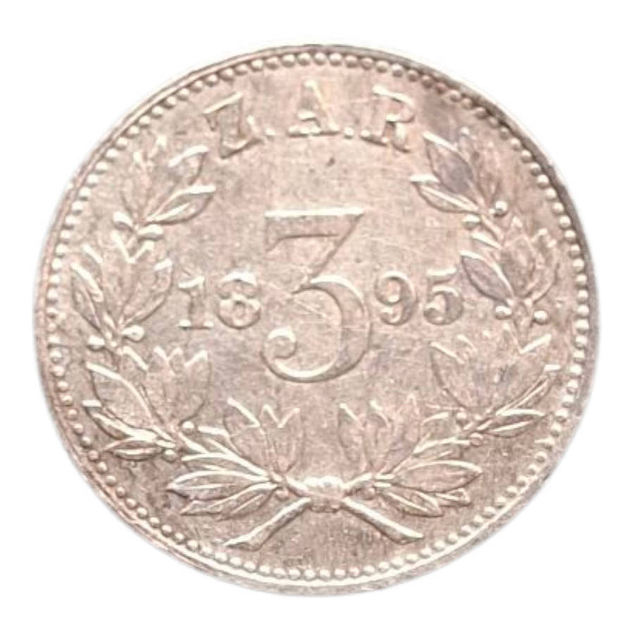 1895 ZAR 3 Pence