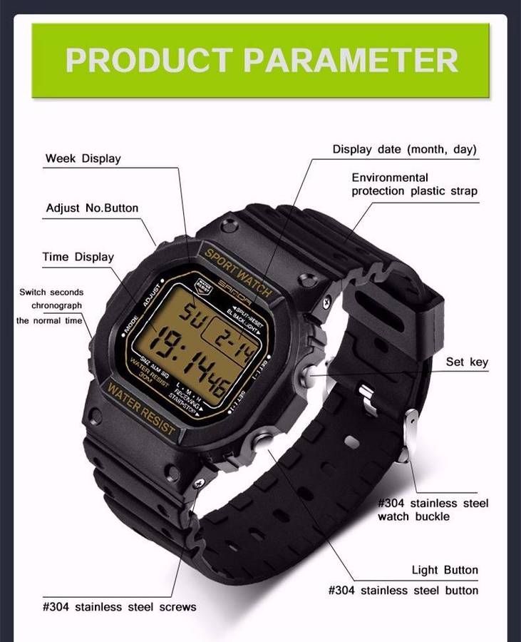 SANDA Sports/Outdoor Watch - NEW