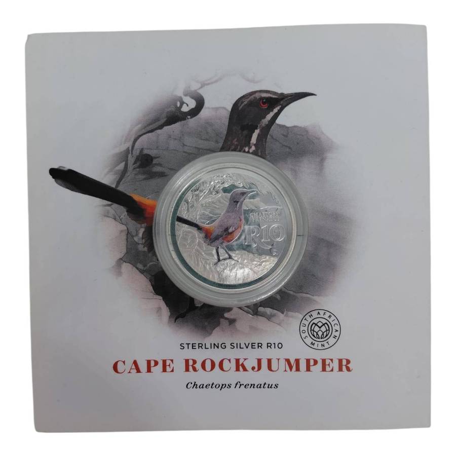 2016 Cape Rock Jumper 1Oz Sterling Silver Colour Coin