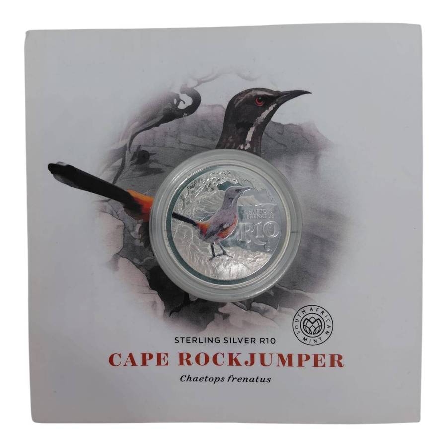 2016 Cape Rock Jumper 1Oz Sterling Silver Colour Coin