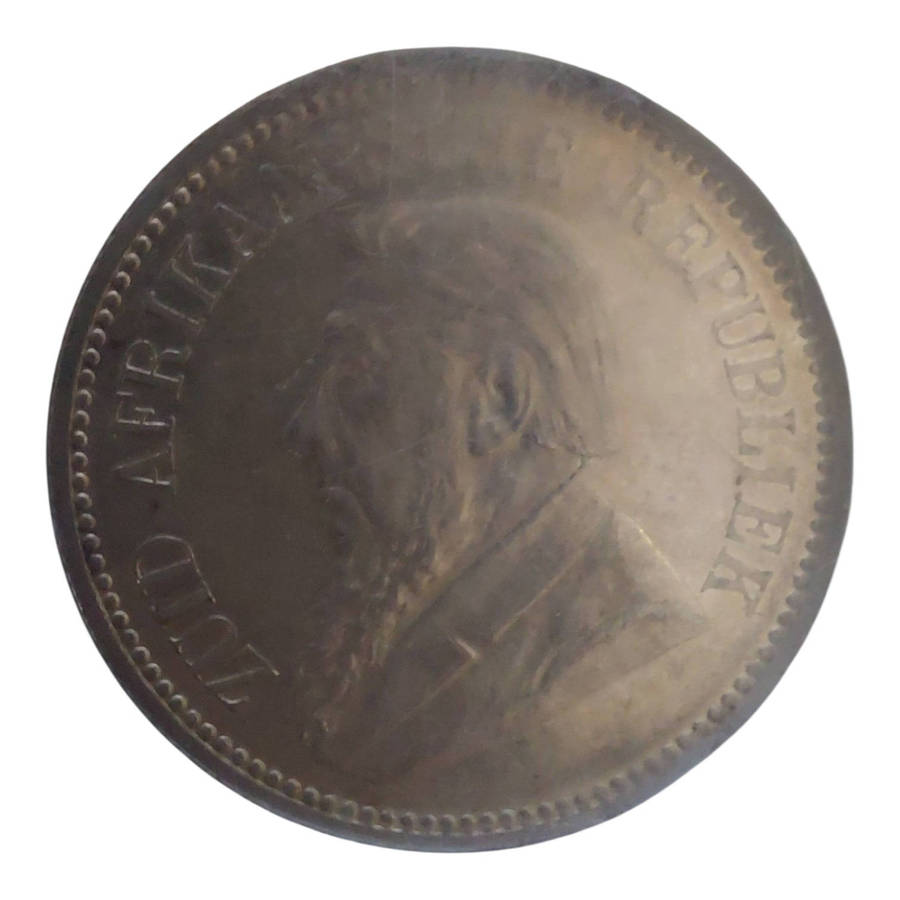 South Africa 1892 2.5 Shilling  NGC Graded AU55