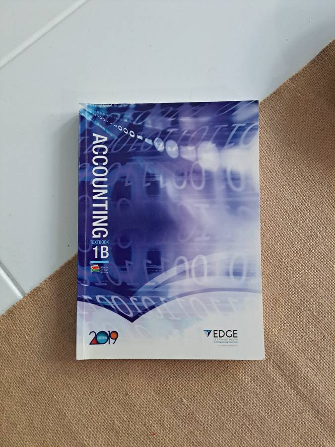 Accounting textbook 1B 2019 edition