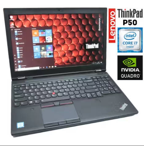 GRAPHIC DESIGN Lenovo ThinkPad P50 i7-6700HQ 16GB RAM 512GB SSD NVIDIA M1000M Graphics