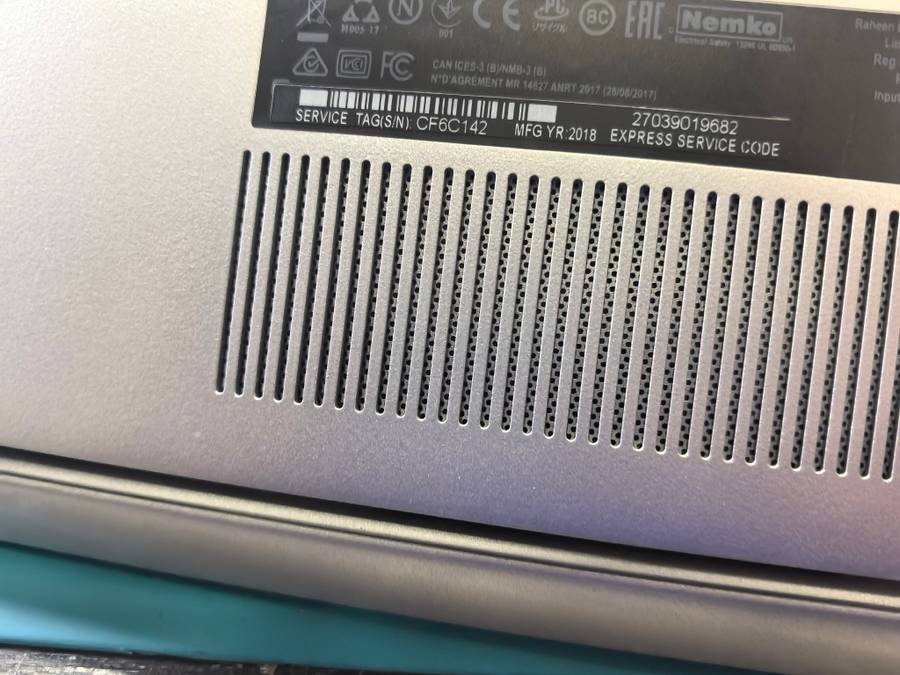 17" DELL INSPIRON 5770-i7-8550u*8GB-128GB SSD-1000GB HDD-RADEON 530 4GB-RADEON ADRENILIN