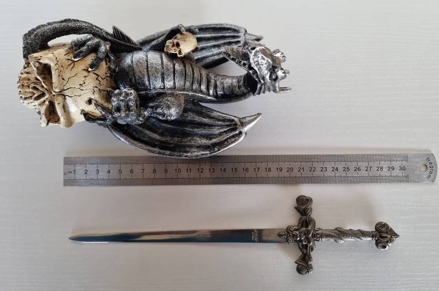 DRAGON - DAGGER Ornamental letter opener