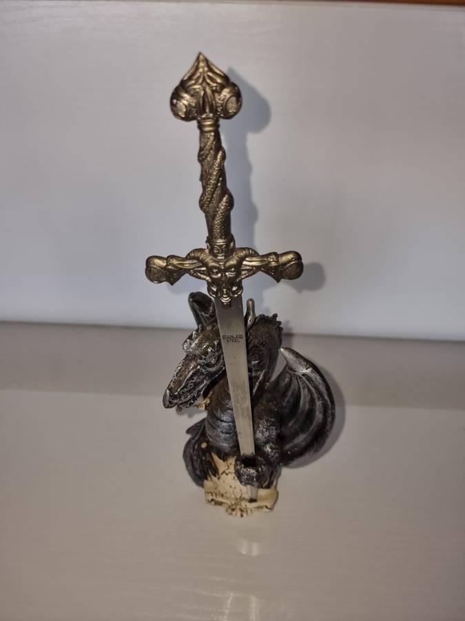 DRAGON - DAGGER Ornamental letter opener