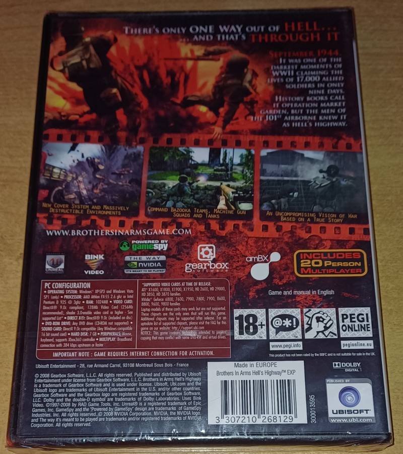 Brothers In Arms Hell's Higway (PC)