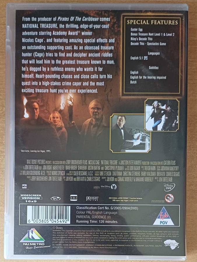 National Treasure (DVD)