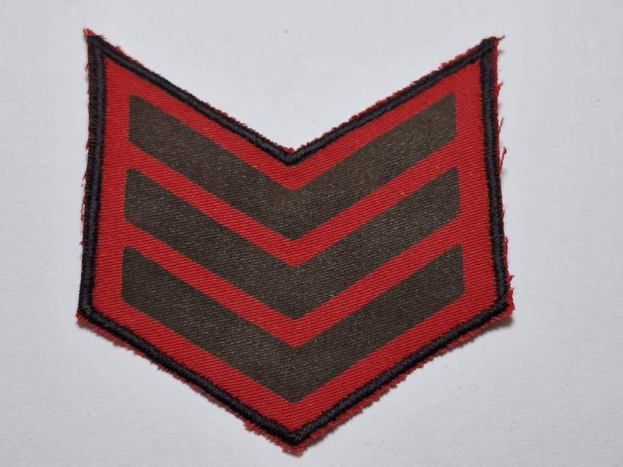 Rhodesia Internal Affairs Sergeant Senior DSA 1975-1980 rank stripe.