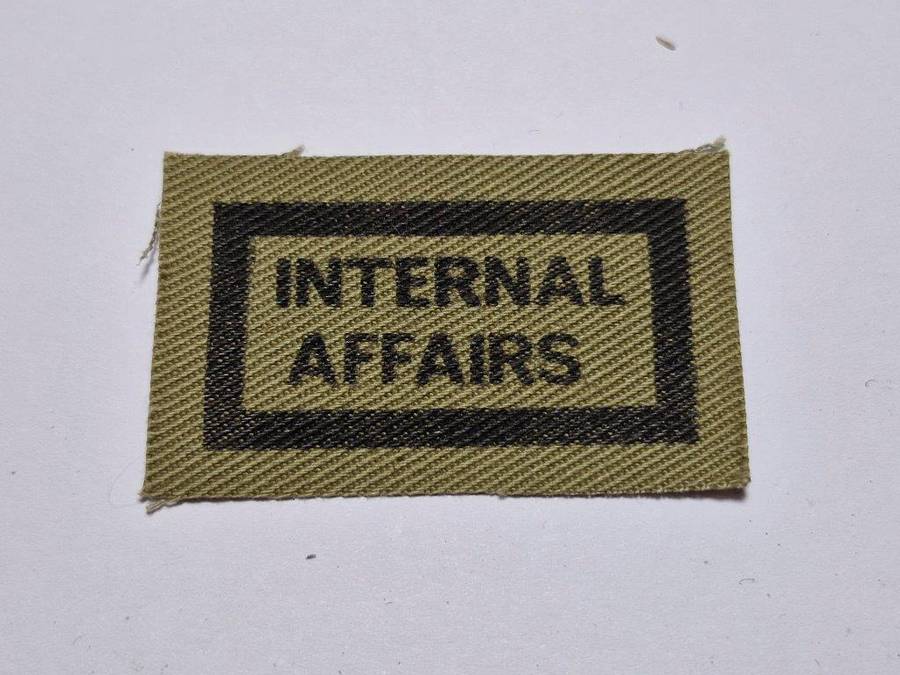 Rhodesia Internal Affairs cloth Shoulder title.