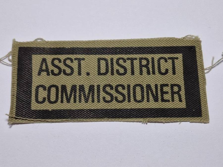 Rhodesia Internal Affairs Assistant District Commissioner Rank badge.
