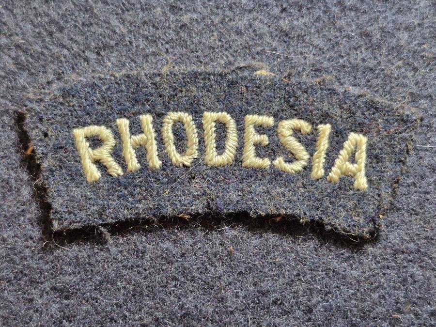 Rhodesian Air Force shoulder title for Parade dress.