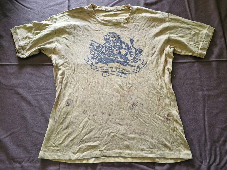 Rhodesian Bush War BSAP T-shirt. 48 Cm Armpit to armpit.