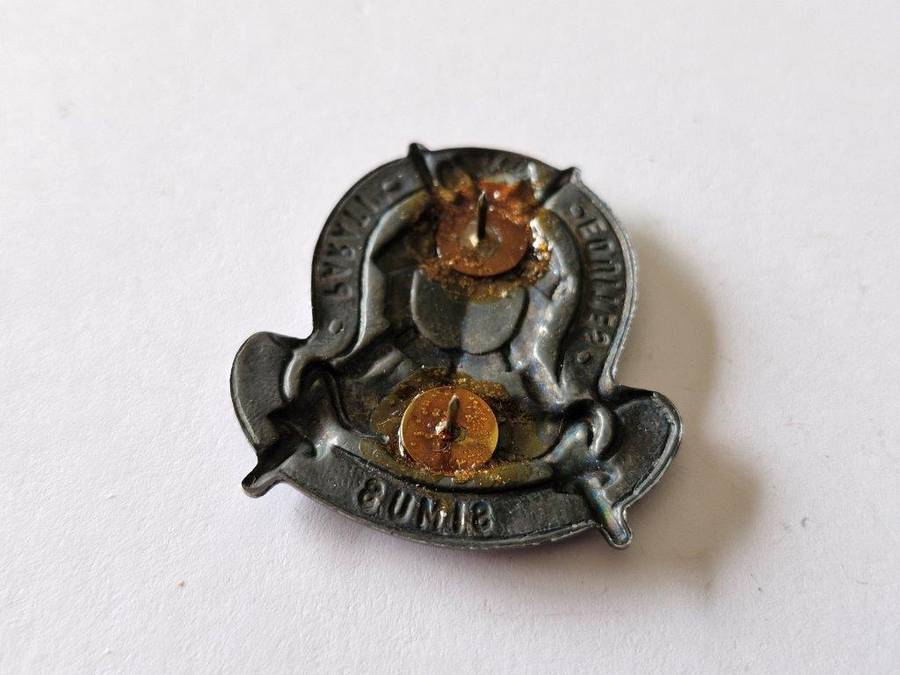 SADF EQUESTRIAN CENTRE beret Badge. Pins replaced