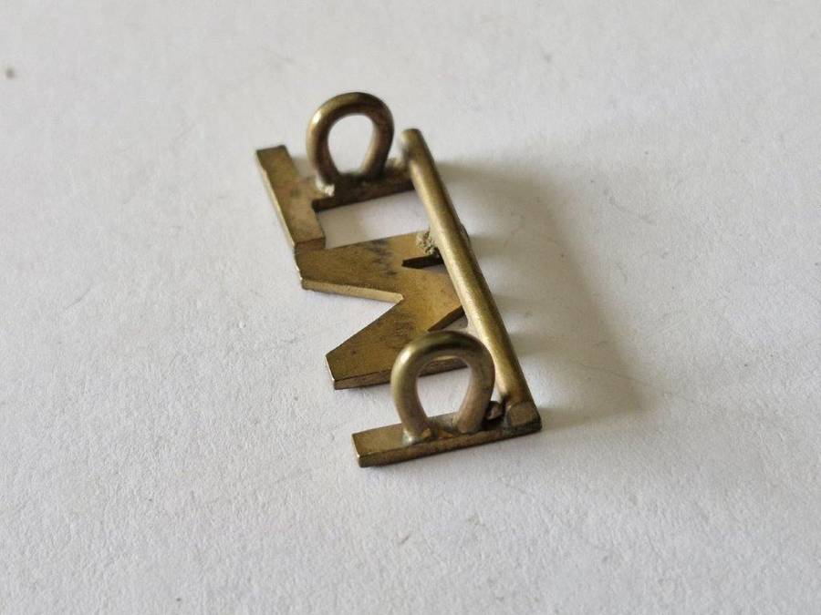 Thornycroft's Mounted Infantry shoulder title/Slouch hat badge. Boer War era