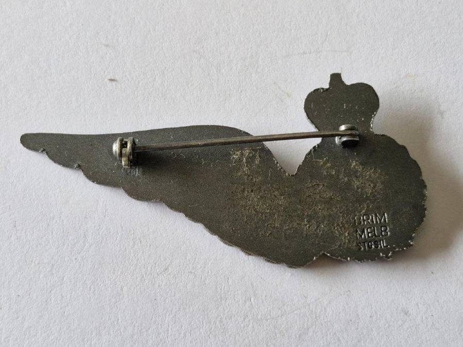 Royal Australian Air Force Loadmaster's Half Wing. Sterling Silver